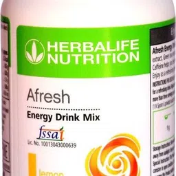 herbalife Afresh Energy Drink Mix - Lemon Flavor With Green Tea Extracts Energy Drink image 1