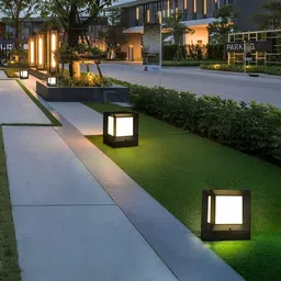 guize Elegant Squere LED Gate Light - Waterproof Outdoor Lighting (Pack of 1) Gate Light Outdoor Lamp image 3