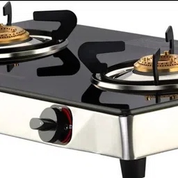 butterfly Stainless Steel, Glass Manual Gas Stove image 2