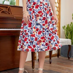 bhutaiya Women Floral Print A-line Multicolor Skirt-picture-25