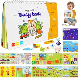 climberty Interactive Montessori Busy Activity Board Book Toddlers-picture-26