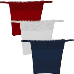 finesse miracle cami Women Maroon, White, Dark Blue Tube-picture-24