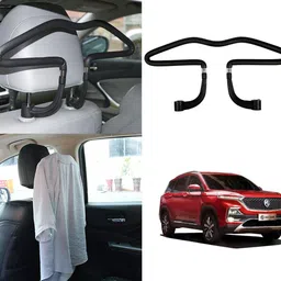 oshotto Stainless Steel Car Coat Hanger For MG Hector - Black Car Coat Hanger-picture-11