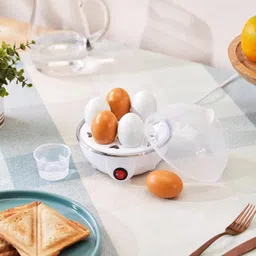 hty Smart Automatic Egg Boiler Machine 350 Watts Plastic YS-207 Egg Cooker image 3