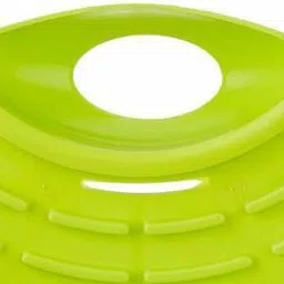 aspiral Creative Useful Multipurpose Must Have Corner Sink Wash Basin Storage Organizer Rack,Pack of 2,Multicolor Corner Basin image 3