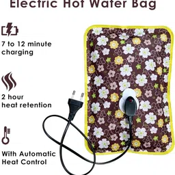 yashron Electric Heating Pad, Hot Water Bag For Pain Relief Electric 2 L Hot Water Bag image 3