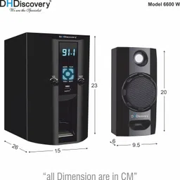 DH Discovery DH6600W 150 W Bluetooth Home Theatre image 3