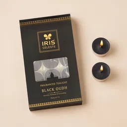 pleasing forest AN_(A_491)_Tealight_Black_Pack Of -15 Candle-picture-23