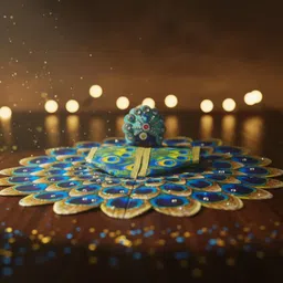 Laddu Gopal Premium Dress soft velvet(size 6) Dress-image-79