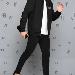 tripr Men Solid Casual Jacket image 5