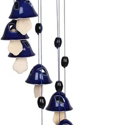 luminescence enterprises Ceramic Blue Colour Wind Cheme Ceramic Windchime-picture-11