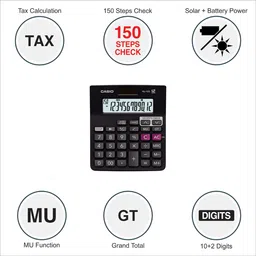 casio MJ-12D-BK Desktop BasicCalculator image 2