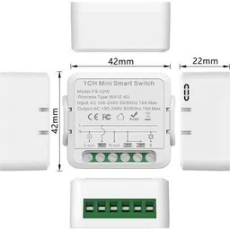 Suraksha Security Systems 1x Tuya Smart WiFi Timer Switch 16A Relay 1 Module Smart Switch image 5