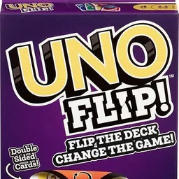 akflicks Mattel Games Uno Flip Side Card Game, Multi Color image 1