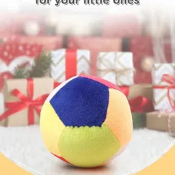 sre Soft Plush Ball Toy for Babies & Toddlers – Lightweight & Safe (set of 1) - 15 cm image 5