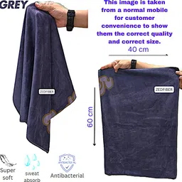 zedfiber Microfiber 400 GSM Face, Hand, Sport, Beach, Hair Towel image 5