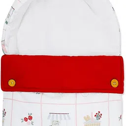 haus & kinder Cotton Carrier Nest cum Sleeping Bag, Scarlet on Adventure ( Newborn - 6 Months) Sleeping Bag-picture-21