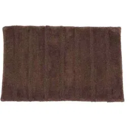 maspar Brown Solid Cotton 20x31 Inches Anti Skid Bath Mat-picture-17
