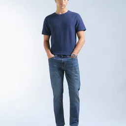 flying machine Men Tapered Fit Mid Rise Blue Jeans image 5