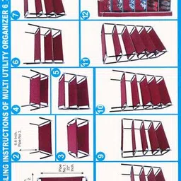 dikshastore Carbon Steel Collapsible Wardrobe image 3