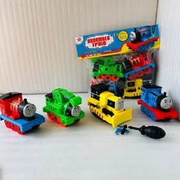 ahbht Train Vehicle Set with 1 Screwdriver Assembly and Disassembly for Toddler image 4