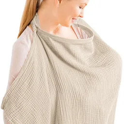 Breathable Nursing Cover for Breast feeding Covers for Nursing Mom Feeding Cloak-image-36