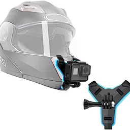 Helmet Chin Mount Mobile Holder Clip& Screw Compatible with Vlog All Smart Phone Helmet Mount-image-17