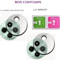 RANKART Back Camera Lens Glass Protector for Poco C75 5G With 9H Hardness, Anti-Shock, Air Bubble Free, Ultra HD image 5