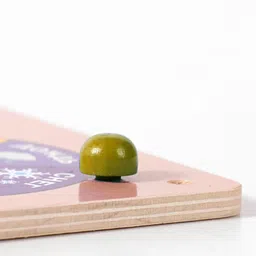 popplop Wooden Calendar Clock Weather and Seasons Toy for Kids Learning Education Board image 2