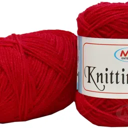 simi enterprise 100% Acrylic Wool Red 100 gms - Art-AFF-picture-17