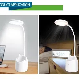 shopogenix Battery Operated Table Lamp for Study Led Light, Led Desk Light Touch Control Study Lamp image 3