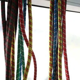 sarthak High Strength Elastic Rope Cables Rope With Hooks and Hanging rope Yellow, Red, Blue image 2