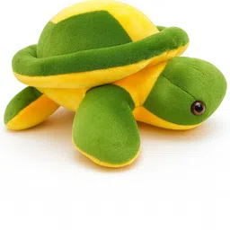 mahadev toys Plush Turtle Stuffed Animal, Green and Yellow, Soft Baby Toy - 10 cm-picture-34
