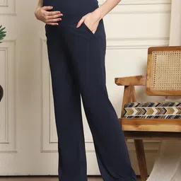 well-kept Women Solid Blue Track Pants-picture-11