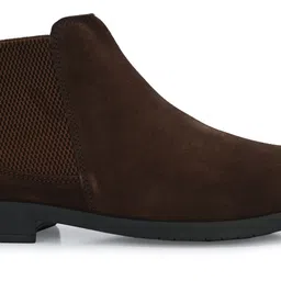 galex 100% Genuine Leather Chelsea Boots for Men | Cushioned Insole, Slip-Resistance Boots For Men image 4