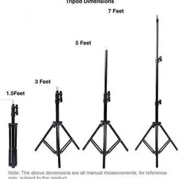 VIJYONICS 10" inch LED Ring Light with 7 Ft Tripod Stand Combo Ring Flash image 4