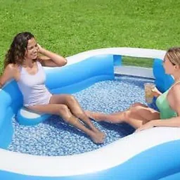 Inflatable Pool (IND*99) 270 x 198 x 51 cm Swimming Pools with free pump Inflatable Swimming Pool-image-17