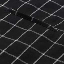 cottinfab Women Checkered Single Breasted Casual Blazer image 5