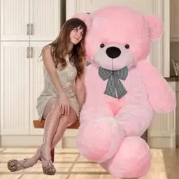3 FEET Pink Imported Teddy Bear - 91 cm (Pink) - 95 cm - 90 cm-image-16