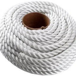 mahira PP Rope 6mm x 120 Mtr Multipurpose Strong Plastic Rope for Household White image 1