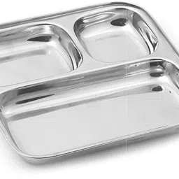 classic essentials PAV_BHAJI-PLATE-01 Sectioned Plate image 1
