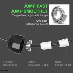 ffive Skipping Rope for Gym Training and Workout jump Rope Strength Support Freestyle Skipping Rope image 3