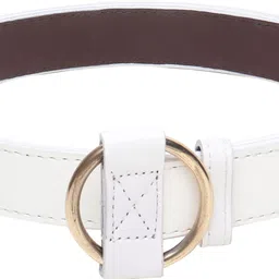 roadster Women Formal White Artificial Leather Belt image 4