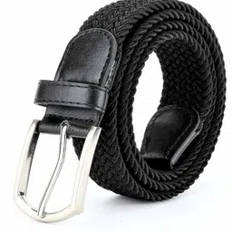 zaphod Men Casual, Party, Formal Black Canvas Belt-picture-10