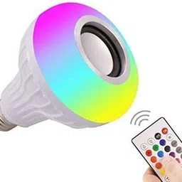 Techpunch Latest LED Bulb Bluetooth Speaker With RGB Light and Remote Control 5 W Bluetooth Party Speaker-picture-20