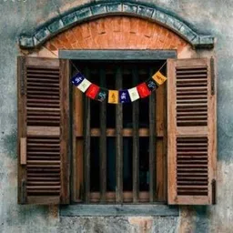 seggo Prayer Flags for Home, Bike and Car Rectangle Car Window Flag image 3