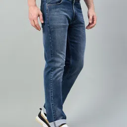 duke Men Regular Mid Rise Grey Jeans image 4