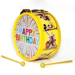 khushi enterprise Musical Drum 2 Piece Set ( 20.3 x 10.7 cm ), Platic, 570g image 4