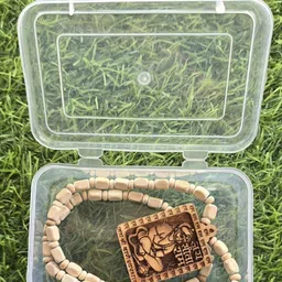 varun tulsi mala Beads Wood Chain image 5