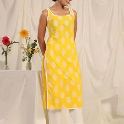 abkt Women Printed Viscose Rayon Straight Kurta-picture-14